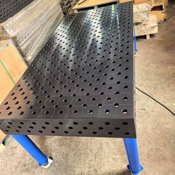 D16 Welding Table Industrial Grade Steel Fabrication Table with High Stability