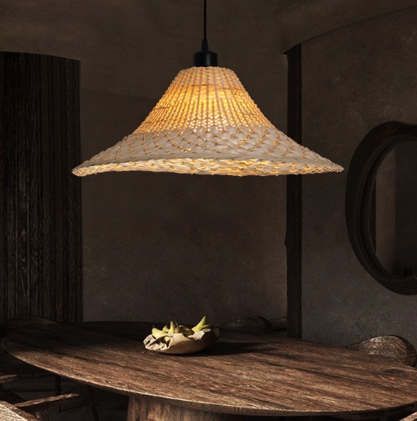 Bamboo Chandelier For Project Rattan Chandelier Retro Art Homestay Tea Room Living Room Bar Rattan Lamp