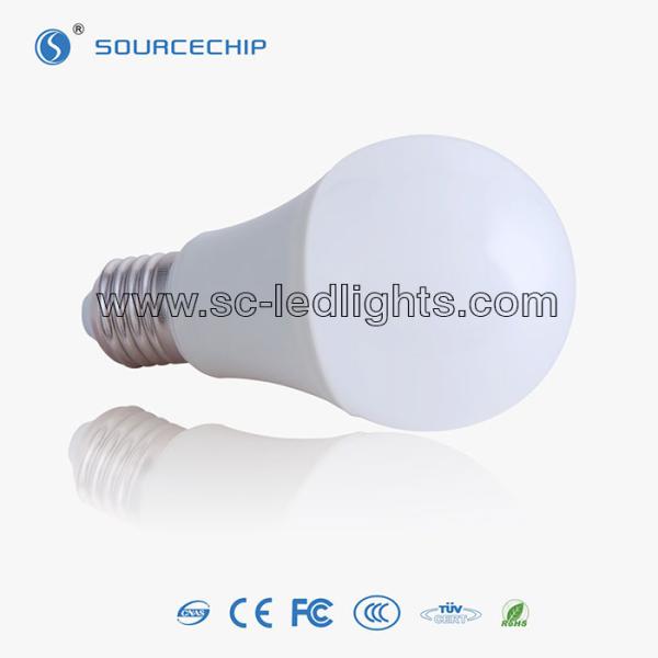 SMD 7w 2500-6500k led bulb light home led bulb factory