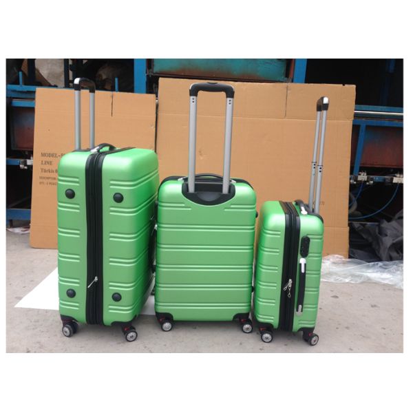 Carry On 3 Pcs Luggage Travel Set Bag ABS Trolley Suitcase Zipper Framed