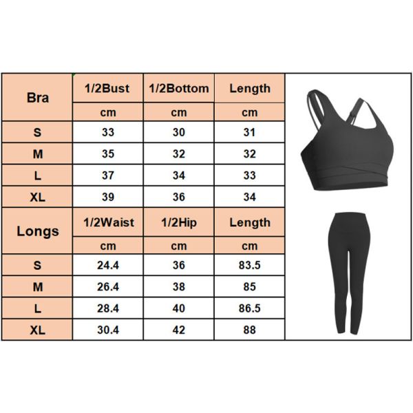 Solid Color Women's 2 Piece Yoga Set Sexy Cross Back Bra Sports Clothes Yoga Leggings