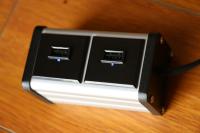 Facturation rapide d'USB de charge de port de bureau universel de la station 2 le téléphone portable