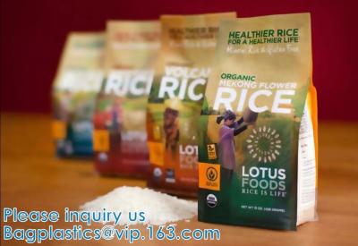 Rice Bags, Rice Pouch, Slider Pouch With Handle, Food Products, Nutritious Food, Tea And Coffee Pouches