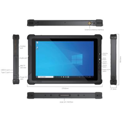 ODM/OEM 10 polegadas Capacitive Screen Industrial 4G NFC Tablet Computer para Armazém