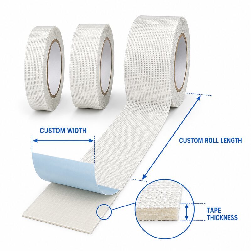 Acrylic Glass Cloth Tape (Fiberglass Cloth Acrylic Adhesive Tape / Acrylic Fiberglass Tape / Electrical Insulation Tape) – For Aerospace Sealing, Motor Coils & Wire Harnesses