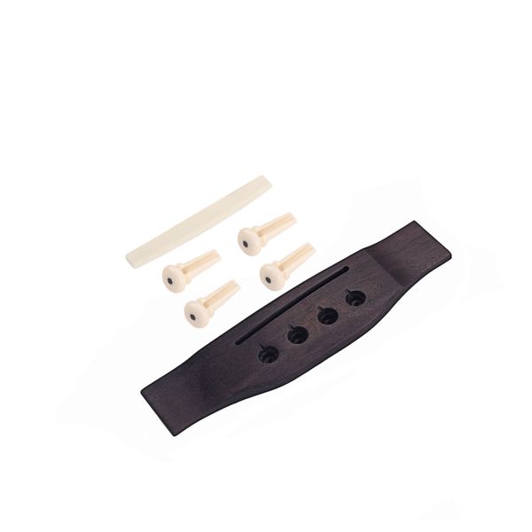 Акустический гитарный мост прямоугольный с 4 струнными струнами