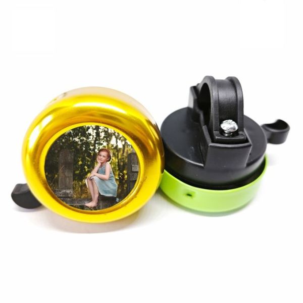 Diy Photo Printing Sublimation Bicycle Bell Ring Custom Bike Bell