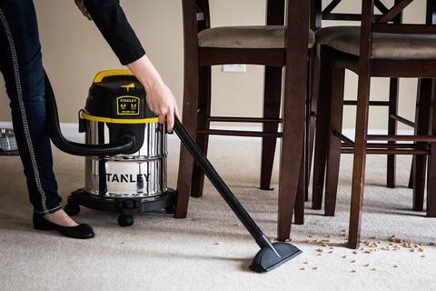 4.0 Peak HP Motor Commercial Wet Dry Vacuum Cleaner 5 Gallon Poly Container