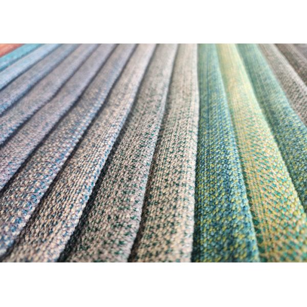 тяжеловесная пряжа ткани драпирования белья 375gsm покрасила ткань белья 100 полиэстер