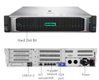 Hpe Dl360 Gen10 4lff Cto Server 1U Rack Server P19765-B21 DL360 G10 Servidor