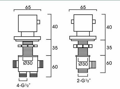 bathtub Faucet /bathtub taps/bathtub switch ,mixer switch ,cold & hot wather switch AHB-11