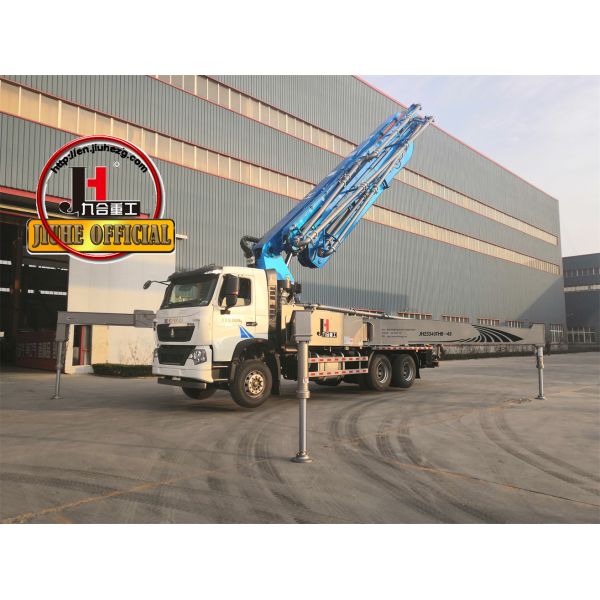 JIUHE Truck Concrete Pump 48X-6RZ 48 Meter Concrete Pump Truck Cement Pump Machine