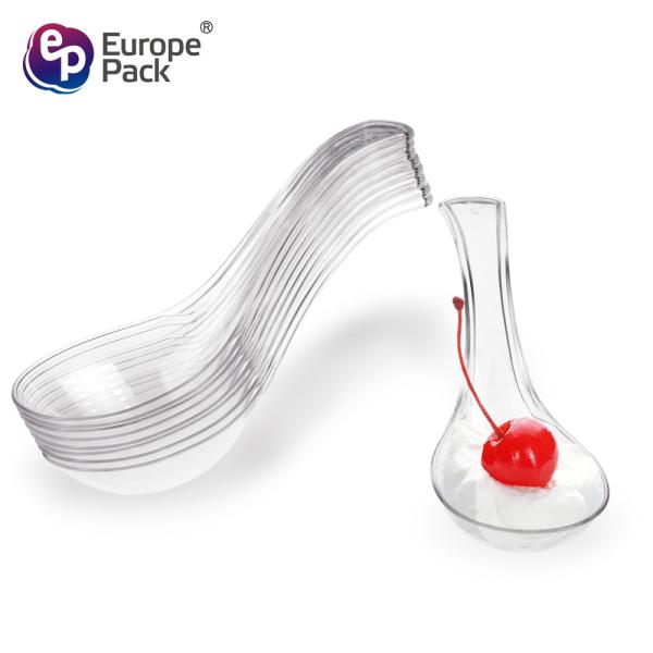 Wholesale alibaba most popular disposable crystal plastic scoop
