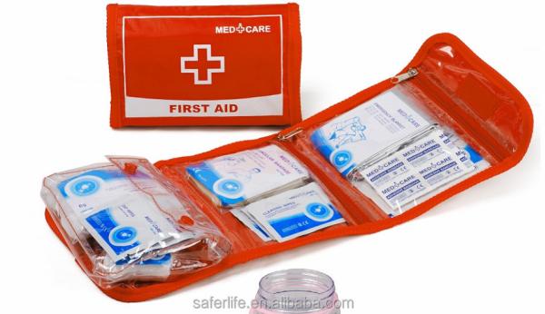 A fita médica de nylon enfaixa socorros básicos Kit Supplies do meio da emergência do carro primeiros 24CM