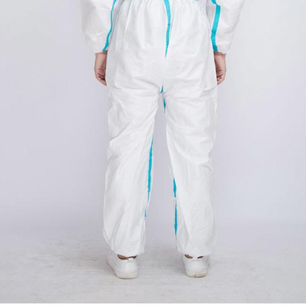 Fire Retard Disposable Surgeon Gown , Knit Cuff Latex Free Disposable Theatre Gowns