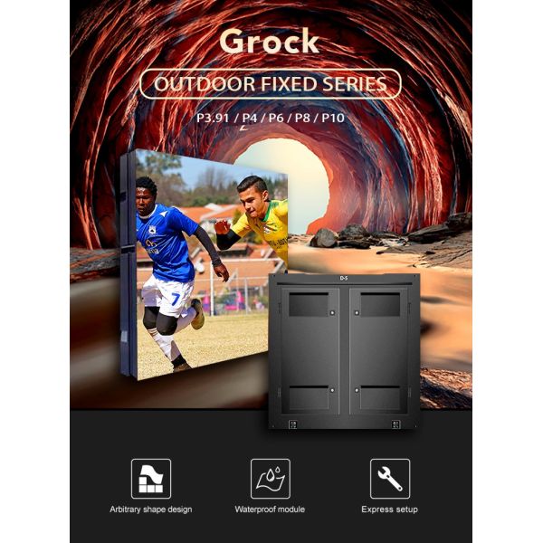 Коммерческая наружная реклама LED дисплей с высокой четкостью и широким углом просмотра