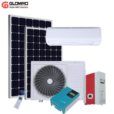 A parede mais fresca posta solar de 1 toneladas do ar do condicionador de ar 1400W rachou fora de C.C. 48V 60V da grade 18000 BTU