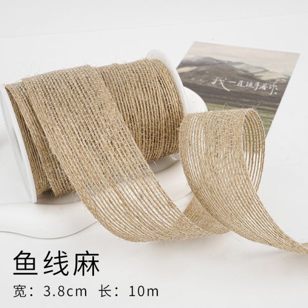 Рождественская коричневая ленточка из лопатки 5 мм-45 мм