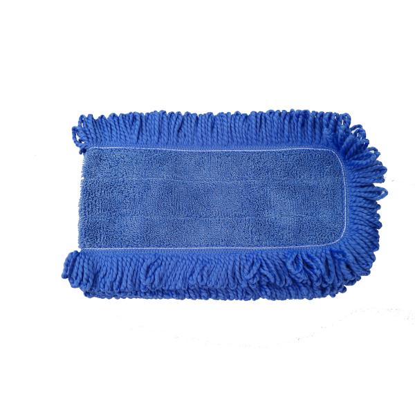 13x62cm Dusting Tassels Blue Microfiber Wet Mop Pad For Cleaning Household