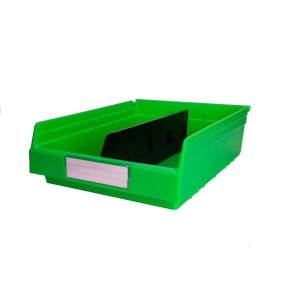 PP Bin Crate Durable Small Parts Storage Solution for Eco-Friendly Office and Workshop