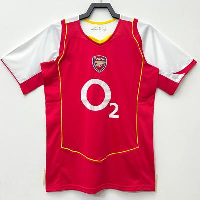 Jérsei retro do futebol branco retro vermelho da luva das camisas do futebol T