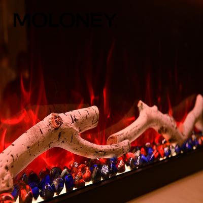 60inch 1540mm Elegant Freestanding Electric Fireplace Living Room Decoration Heater