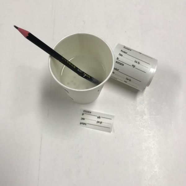 dissolvable  label for food safety usage