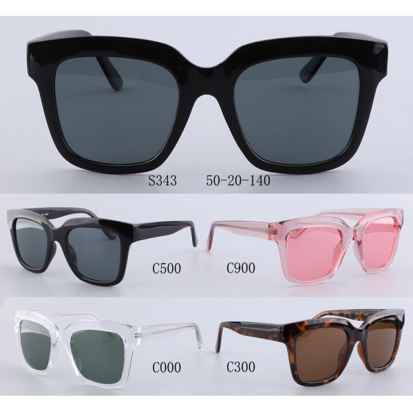 Квадрат TR90 человека женщин леопарда поляризовывал оправу солнечных очков полную