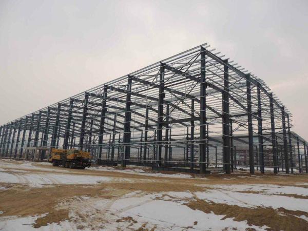 Prefabricated Industrial Sheds Heavy Steel Structure Prefab Warehouse