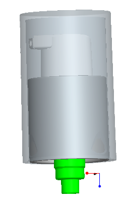 M20/410 Plastic PP Cosmetic Airless Pump With Cap Lightweight Corrosion Resistant