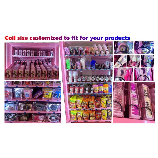 LED Light Custom Trading Card Vending Machine  49 Inches Remote Control Touch Screen Wigs Clothes Vending Machine