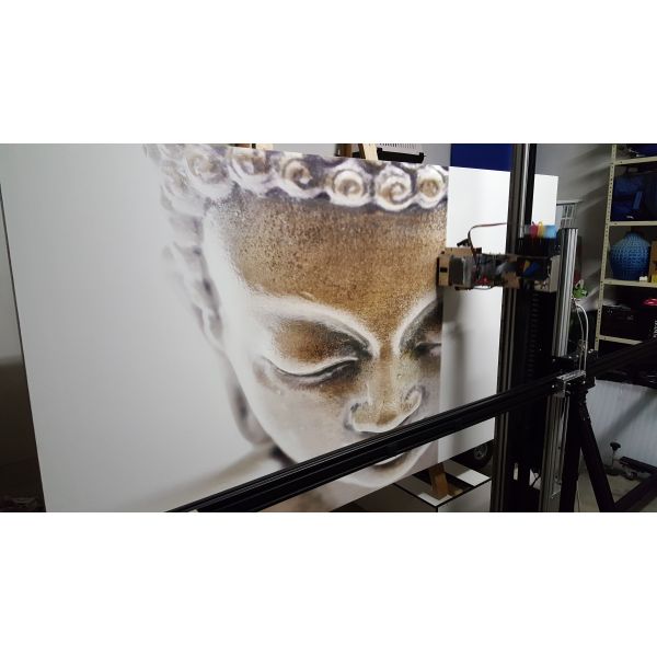 Печатной машины настенной росписи гипсолита керамической плитки стены Ремоте регулятора стеклянной беспроводной