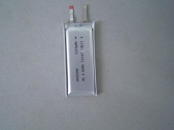 Bateria do polímero do íon do lítio da alta temperatura 402048 1320mAh 3.7Volt