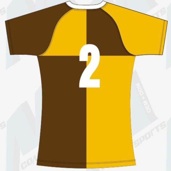2XL Mens Rugby Shirts , 300gsm Powersports Short Sleeve Rugby Jersey