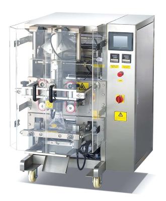 Aço carbono 30-70bags/min conduzido elétrico da máquina de embalagem do malote dos doces de AC380V 50HZ