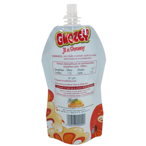 Saco de embalagem de suco para bebidas embalagem de plástico independente OEM impressão logotipo da marca
