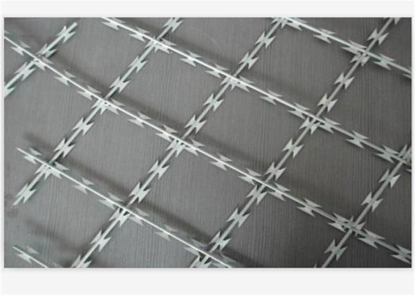 Hot Dipped Galvanized Flat Wrap Razor Wire Mesh,Hot DIP Galvanized Steel, Electro Galvanized / PVC