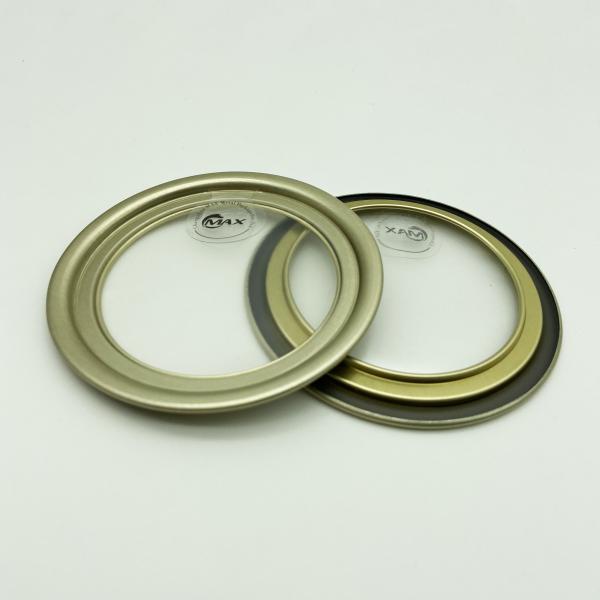211 65mm Gold Lacquer Peel Off End For Canned Olives