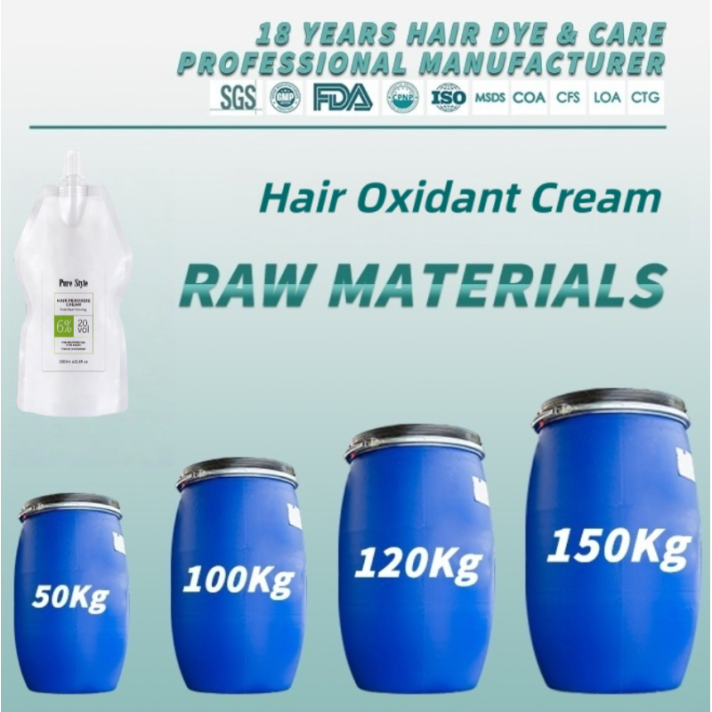 Purestyle Professional   3% 6% 9% 12% Peroxide Oxidant Cream Raw Material OEM Herbal Hair Developer