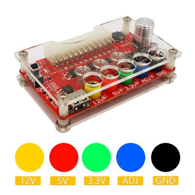 ATX Power Supply Breakout Board Case Kit With ADJ Adjustable Voltage Sensor Switch