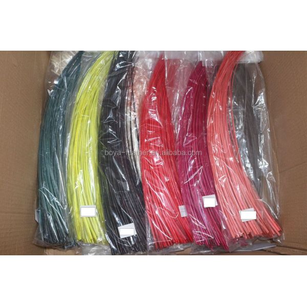 Millinery Supplies Ostrich Feather Quill with Dyed Pattern 50-55cm