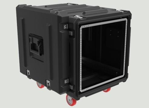 120KG IP65  Shock Racks Absorber Rack Box 4 Wheels Skb 10u Rack Case