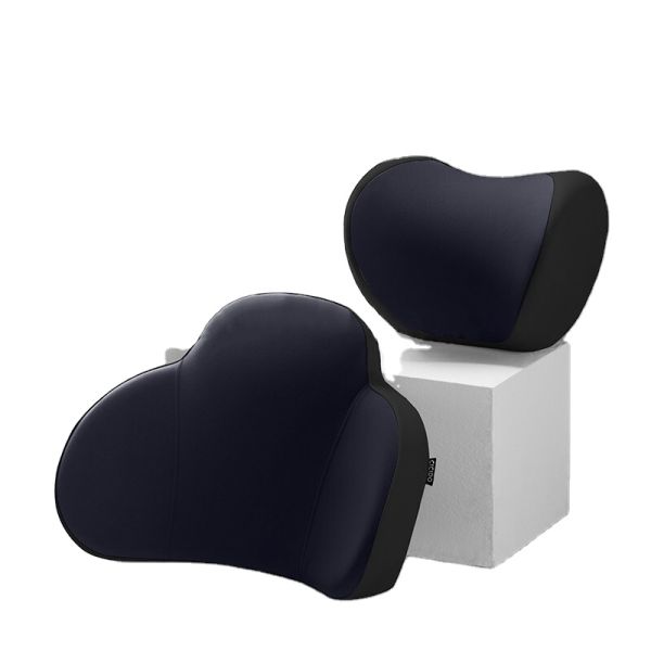 Oblong Memory Foam Backrest Cushion for Car or Office Ergonomic Lumbar Support Pillow