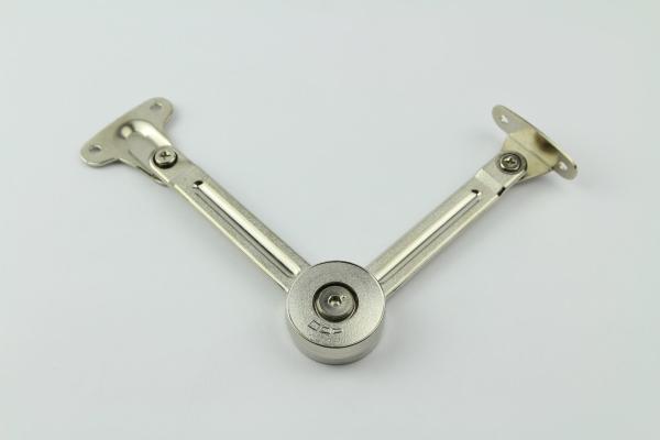 Anticorrosive Cabinet Lid Support Stay Foldable Electroplate Surface