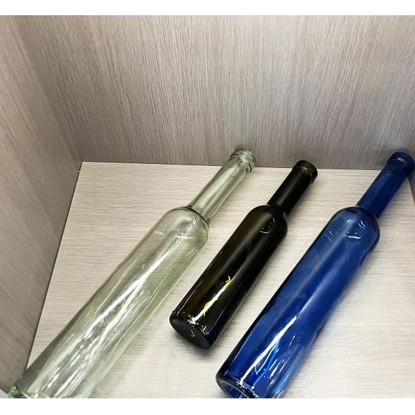 Freely Provided Glass Bottle 500 ml 375 ml Square Green Olive Oil Bottle with Matching Lid