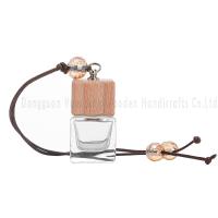 UV Printing Handling Wooden Car Fragrance Bottle Lid for Elegant and Stylish Car Air Freshener