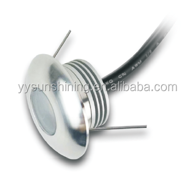 Aluminum 1W High Power Recessed LED Waterproof Step Light for Long-lasting Performance