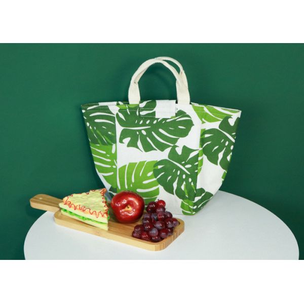Печать еды Stroage сумки Tote изоляции холста 8oz Recyclable