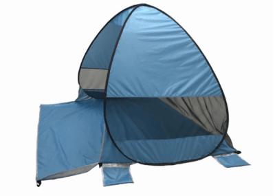 200x165x130CM 190T Polyester Pop Up Beach Tent Blue Outdoor Camping Sun Shade