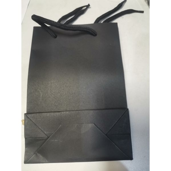 Customized Black Jewelry Paper bags